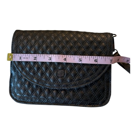 Vince Camuto Quilted Black Waist Bag Belt Size S/M Travel Vacation Hands Free - Picture 8 of 14
